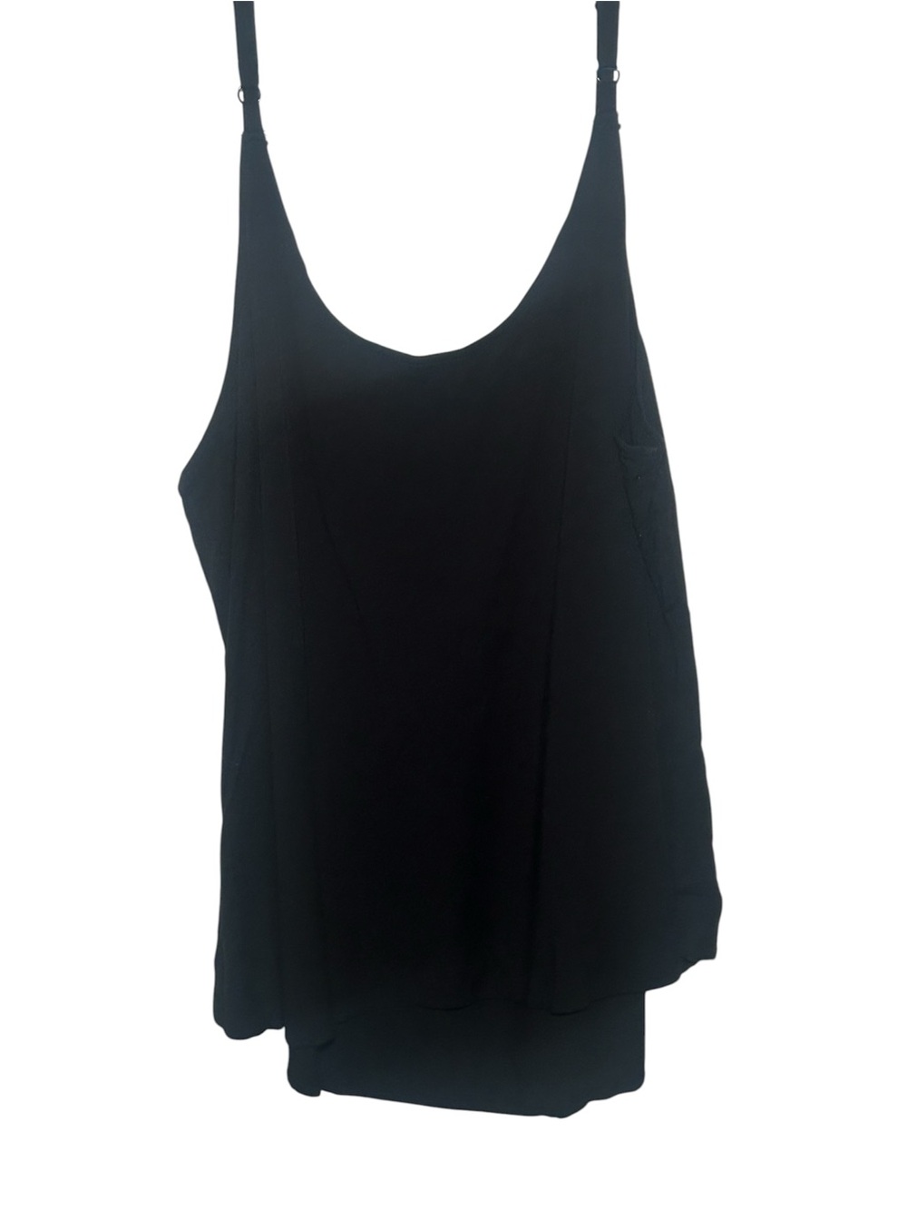 Torrid Black Women's Sleeveless Scoop Neck Tank Top Cami Flowy Comfort Plus Size